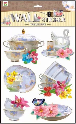 贴纸墙贴层层贴7D立体贴厨房装饰贴细节图
