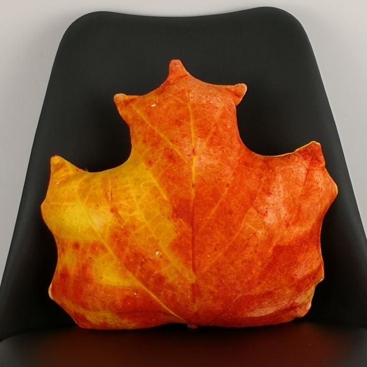 Manufacturers Direct Tropical Leaf Cushion 3D Simulation Plant Throw Pillow Simulation Plush Toy details Picture