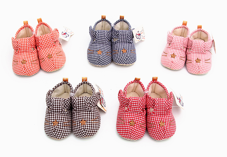 Shirley Baby Kitty plaid sandals thumbnail