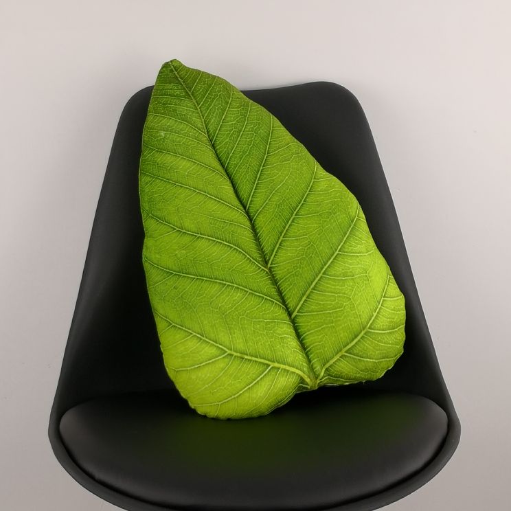Manufacturers Direct Tropical Leaf Cushion 3D Simulation Plant Throw Pillow Simulation Plush Toy Application Scenario