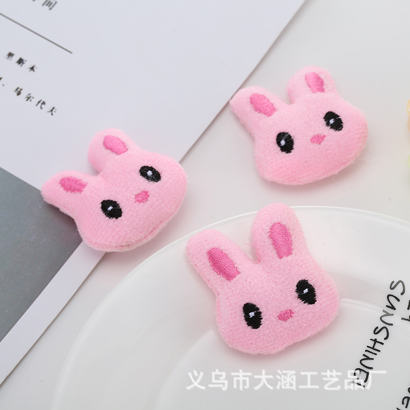 Yiwu Plush Animal Doll Small Round Eye Rabbit Doll Can Be Customized Accessories Can Be Customized Wholesale details Picture