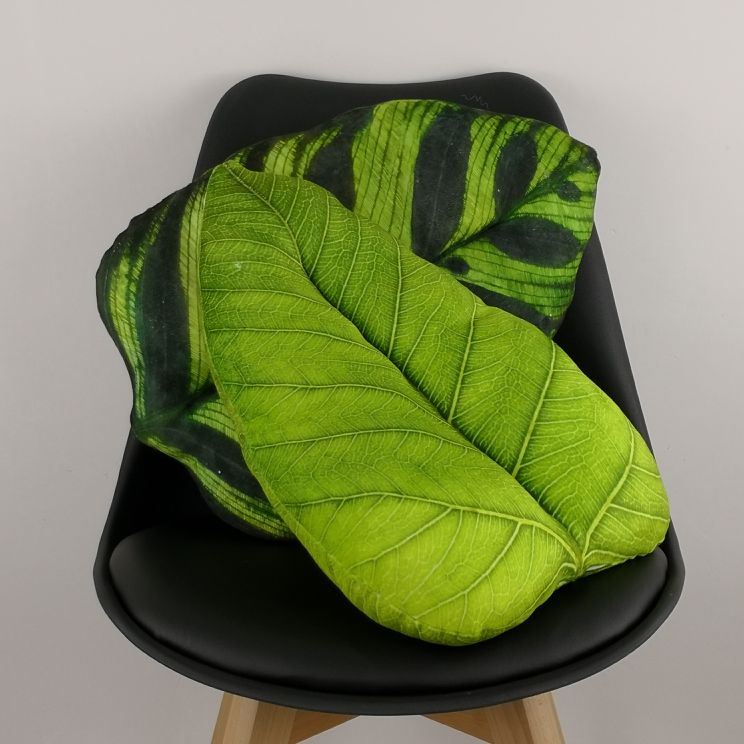 Manufacturers Direct Tropical Leaf Cushion 3D Simulation Plant Throw Pillow Simulation Plush Toy