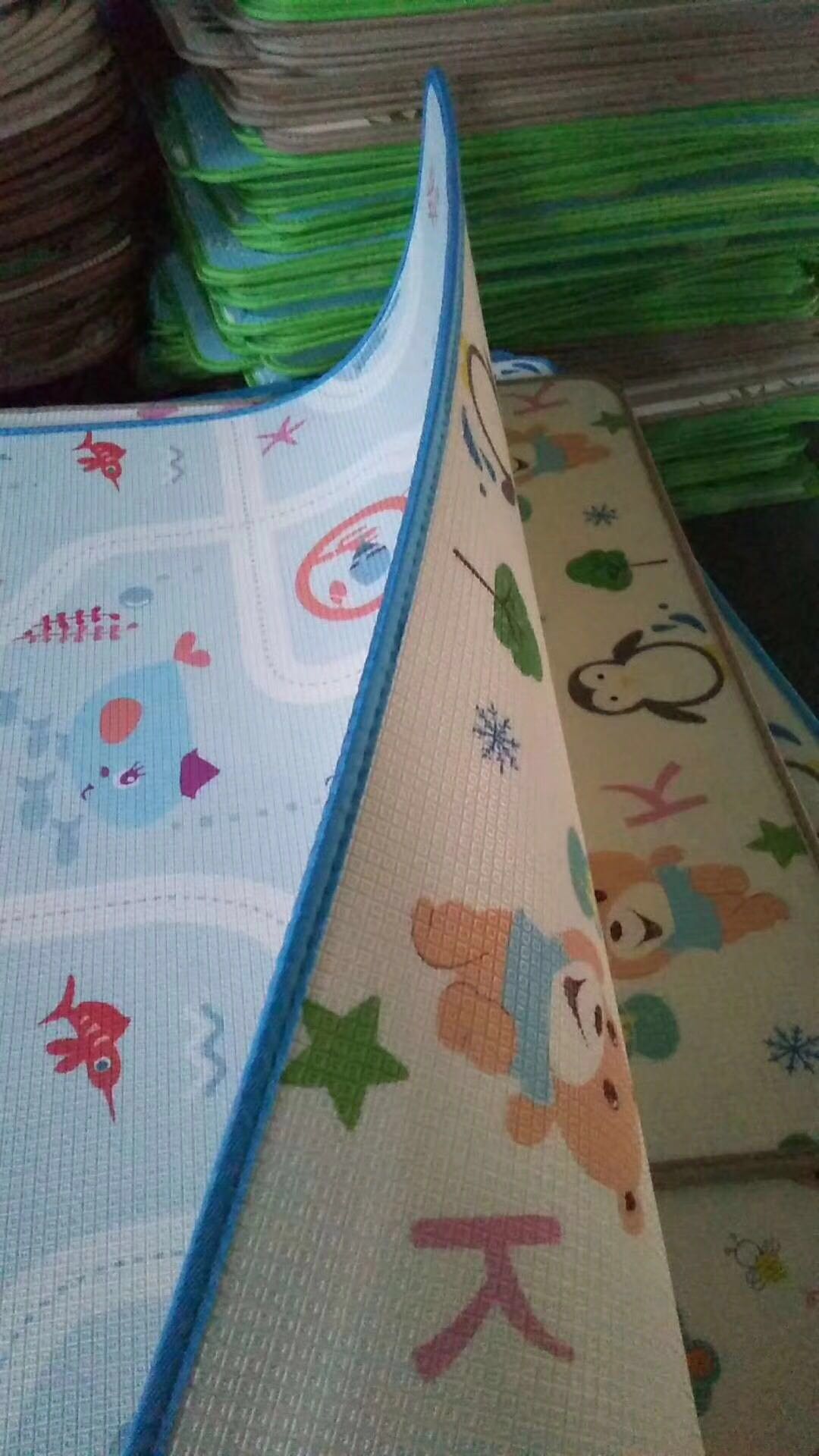 0.5cm double-sided XPE eco-friendly children's climbing mat, baby mat, outdoor mat, picnic mat, foam mat, custom-made Specification drawing