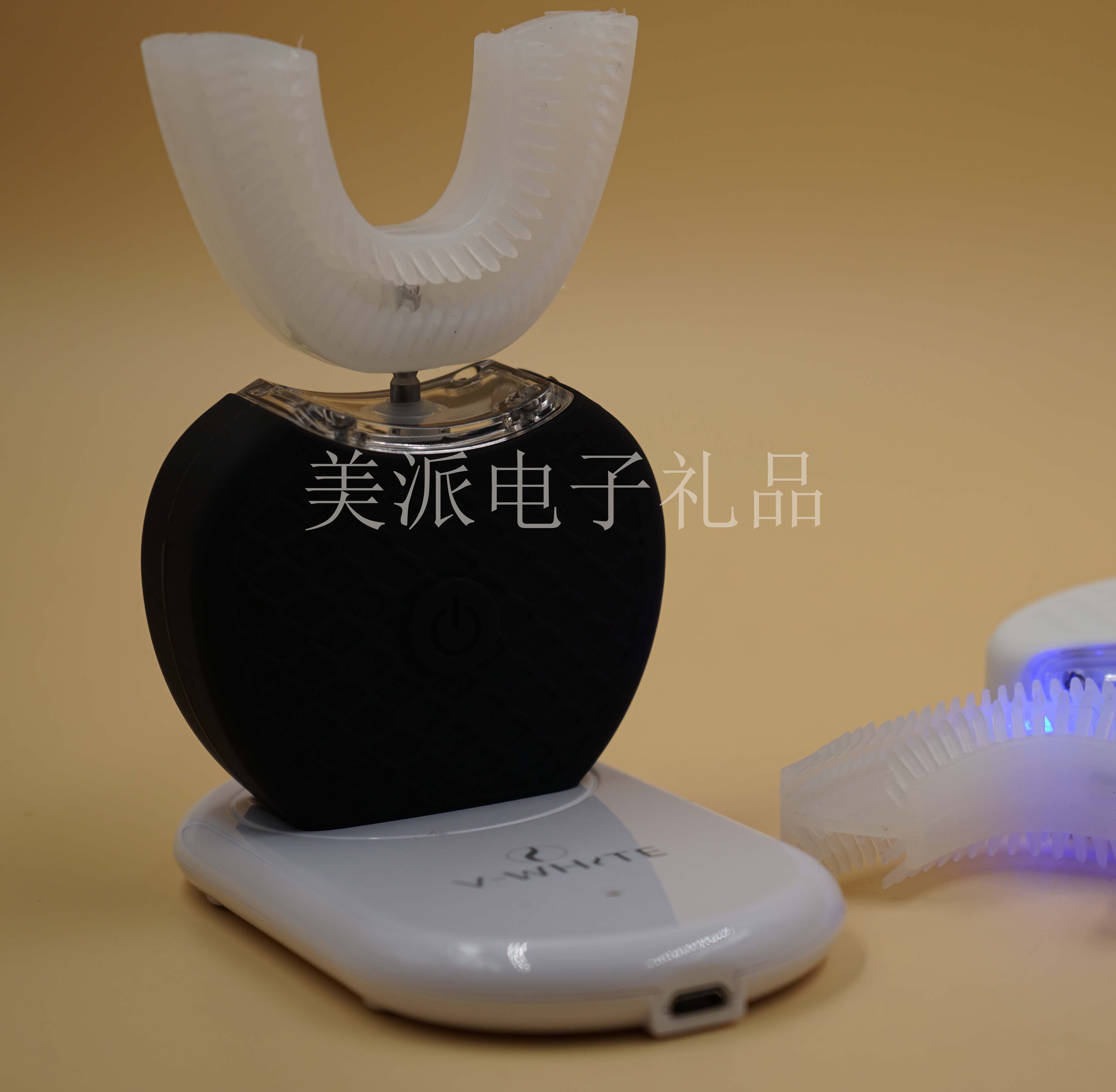 New silicone teeth whitening device, smart lazy person sonic silicone electric toothbrush, fully automatic teeth cleaner details Picture