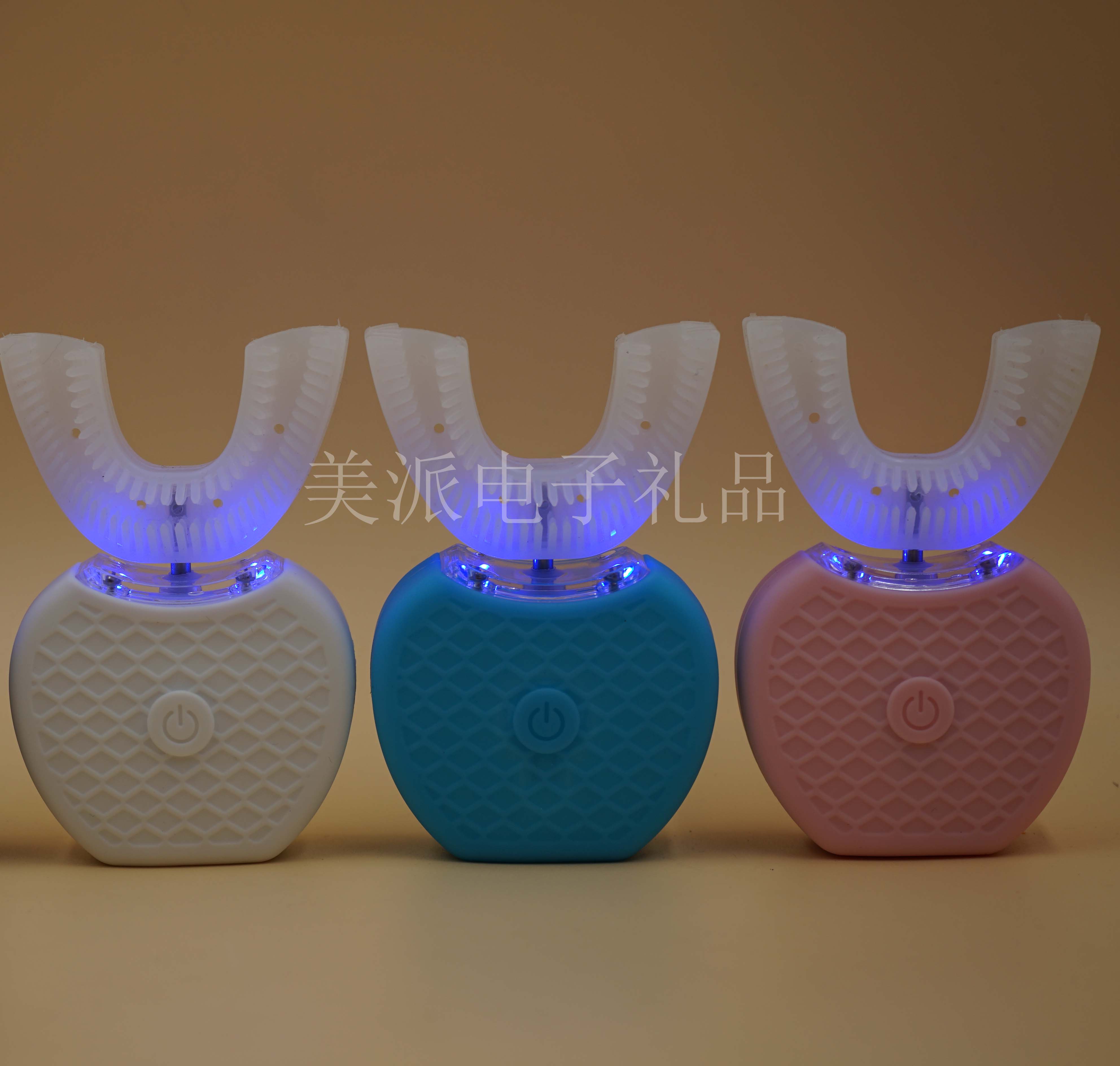 New silicone teeth whitening device, smart lazy person sonic silicone electric toothbrush, fully automatic teeth cleaner Application Scenario