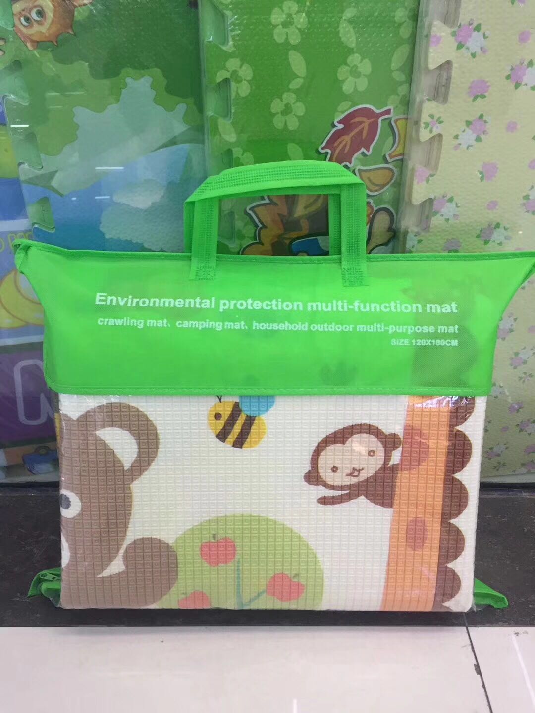 0.5cm120*180 double-sided XPE climbing mat, outdoor mat, baby mat, picnic mat, outdoor mat details Picture