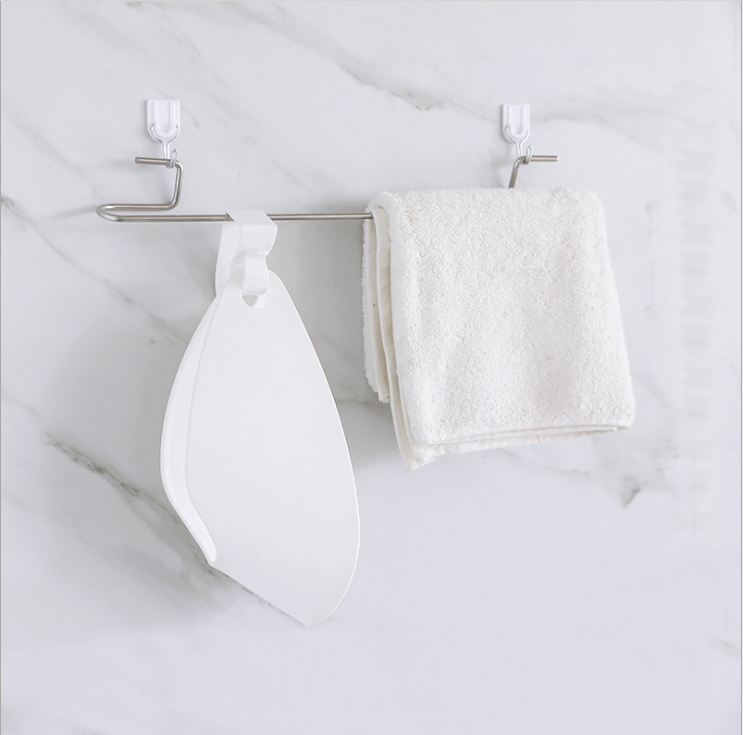 Creative hanging rack for bathroom hair dryer storage, hair dryer storage rack, shelving rack, hanging ring hook storage rack details Picture