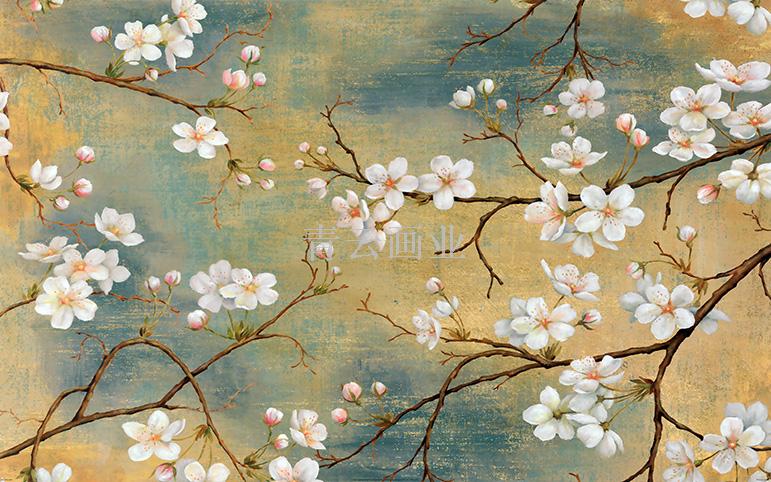 Abstract decorative painting, oil painting
