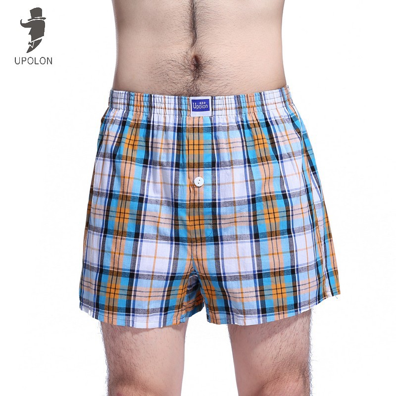 厂家直销 阿罗裤男士内裤平角纯棉宽松透气家居短裤四角裤睡裤