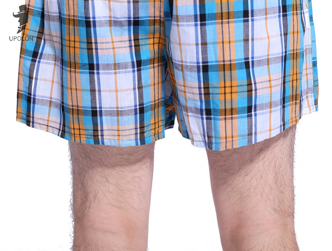 厂家直销 阿罗裤男士内裤平角纯棉宽松透气家居短裤四角裤睡裤细节图