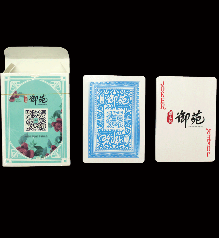 Poker custom advertising poker printing logo advertising poker manufacturers supply