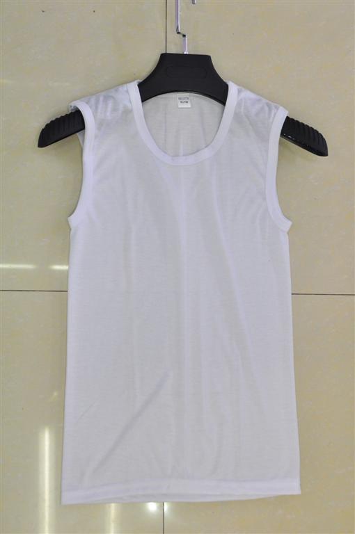 Foreign trade black and white grey vest polyester vest Jamaica Africa foreign trade T-shirt shorts O'MAS