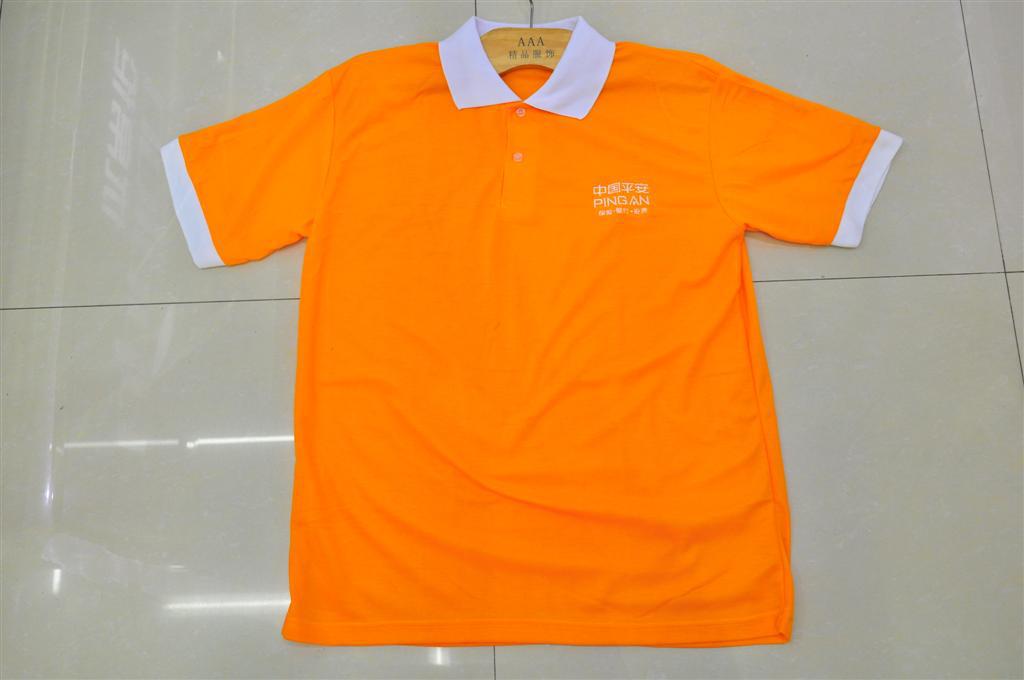 Sample processing advertising shirts, Polo polo shirts, long-sleeved T-shirts, foreign trade T-shirts, polyester-cotton lapel shirts