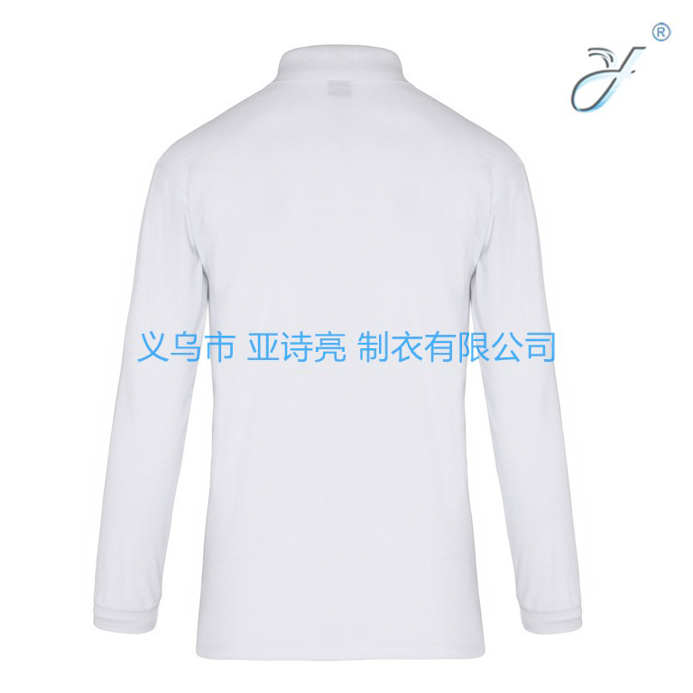 冰丝工装精品短袖翻领polo衫定制工作服商务t恤广告衫文化衫细节图