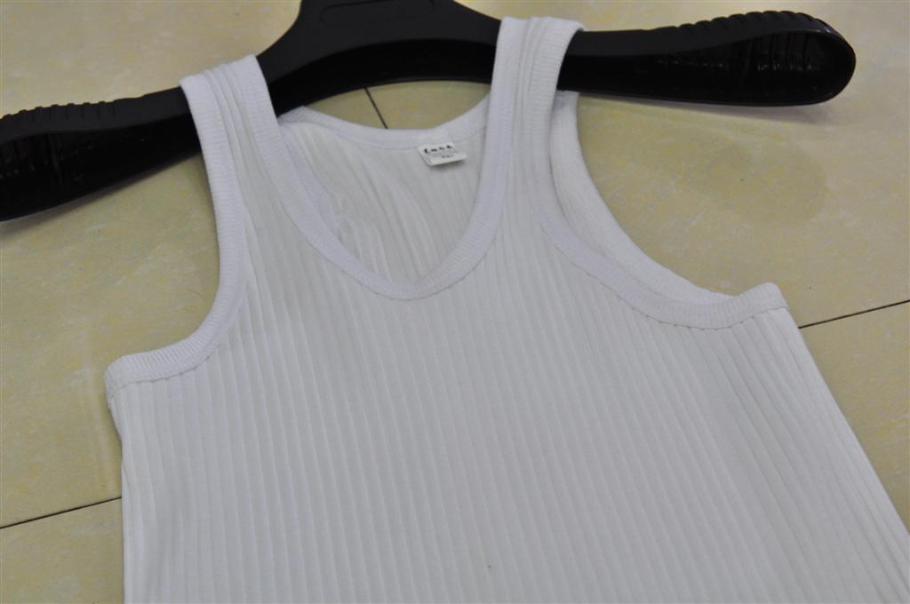 Foreign trade black, white and grey vests, polyester vests, Jamaica and Africa foreign trade T-shirts and shorts, PAULGOLDI Specification drawing