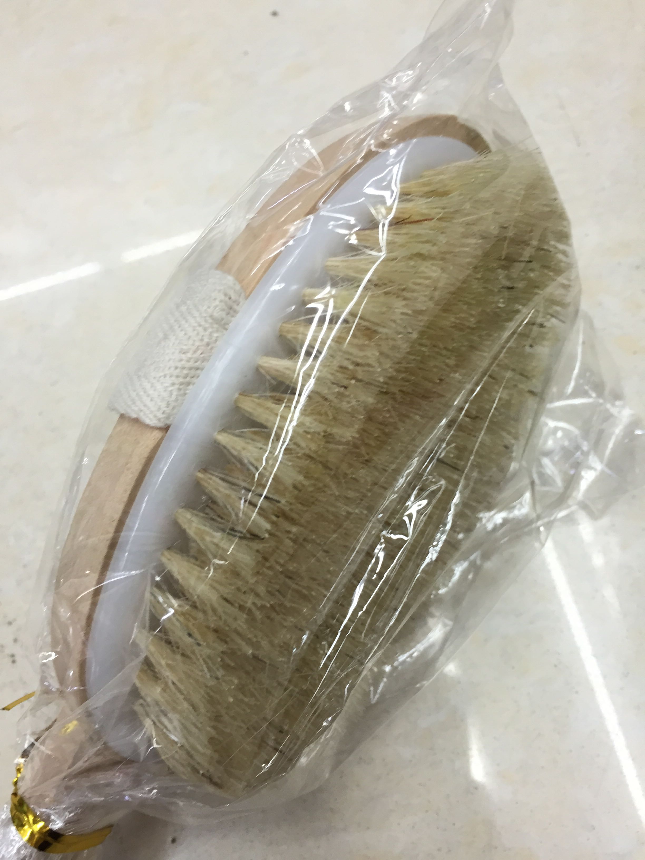 Long wooden handle bath brush, scrub bath brush bath brush
