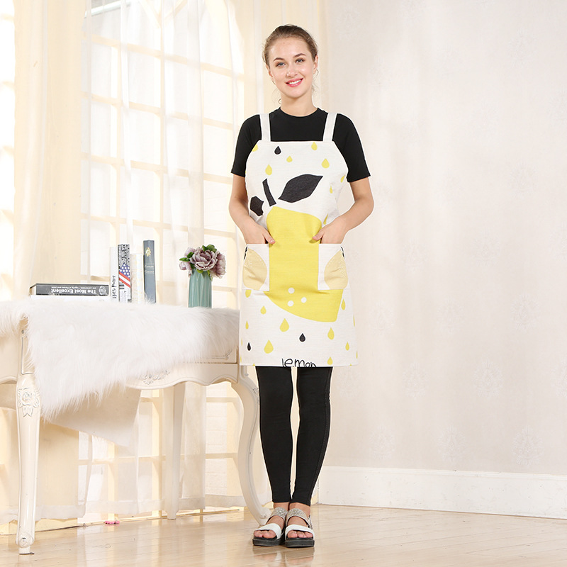 New original manufacturers custom work clothes South Korea new kitchen adult sleeveless apron home overalls