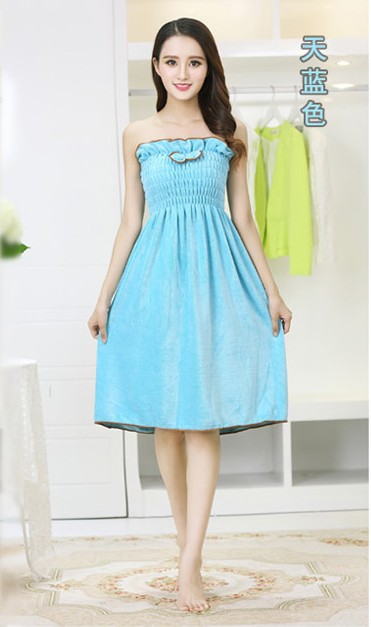 厂家直销百变浴裙 沙滩裙 超细纤维纳米浴裙