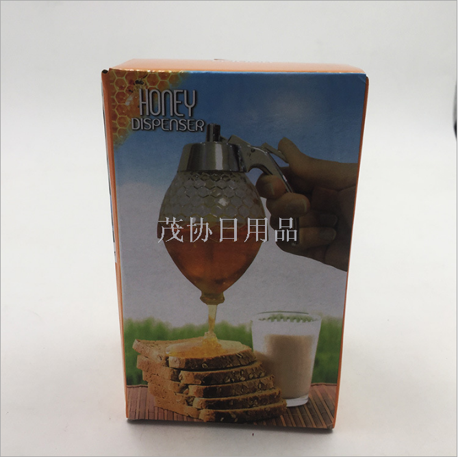 Honey bottle syrup squeeze juice dispenser Acrylic honey syrup dispenser pot stick jam pot