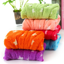 厂家直销 厨房珊瑚绒擦手巾 超细纤维擦手巾家居用品手巾 毛