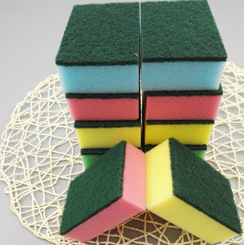 Manufacturers direct 100 jie cloth sponge 100 jie cloth multicolored sponge thumbnail