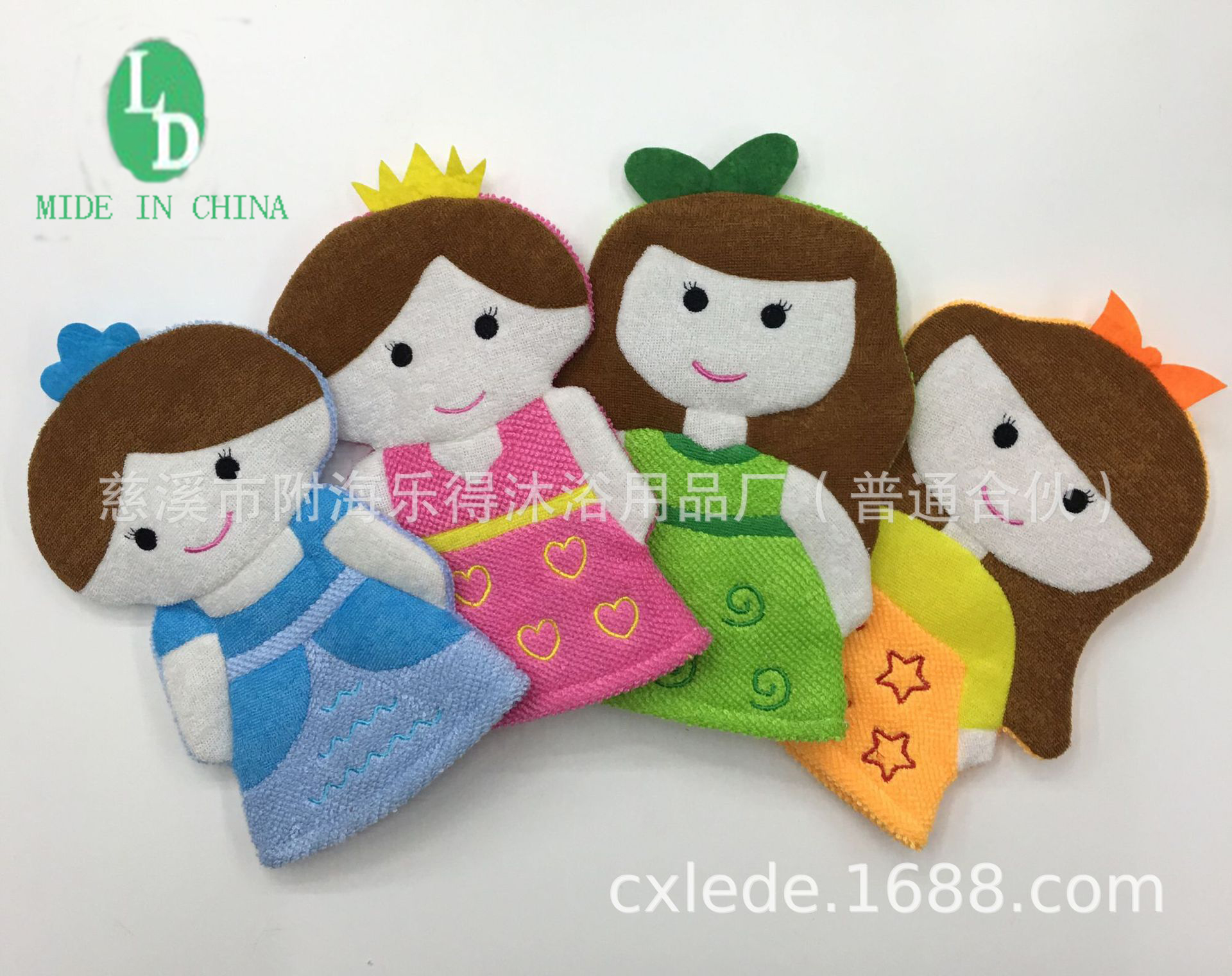 （厂家直销）卡通沐浴手套产品图