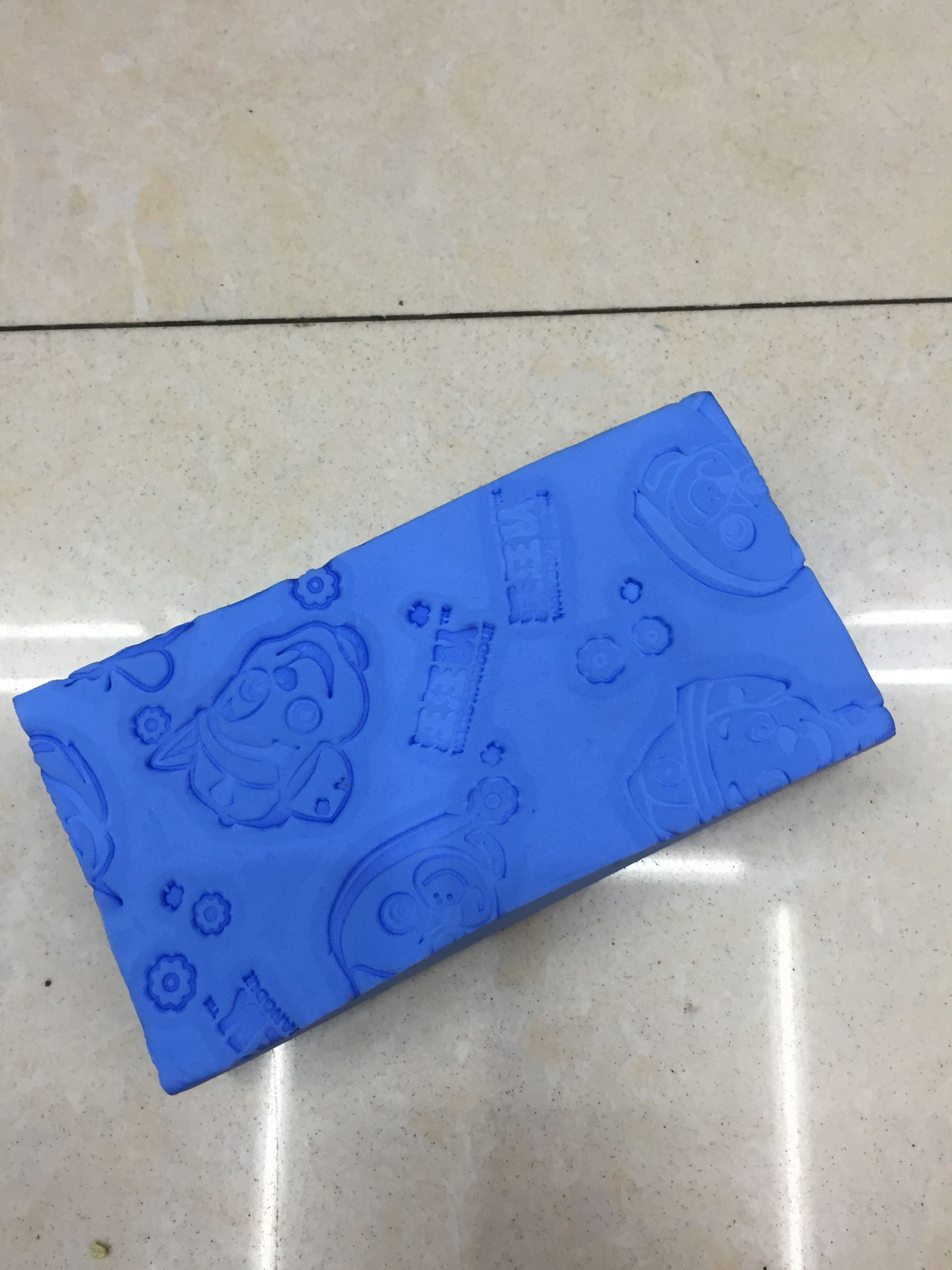 Baby rubbing magic square cotton green skin towel bath cotton