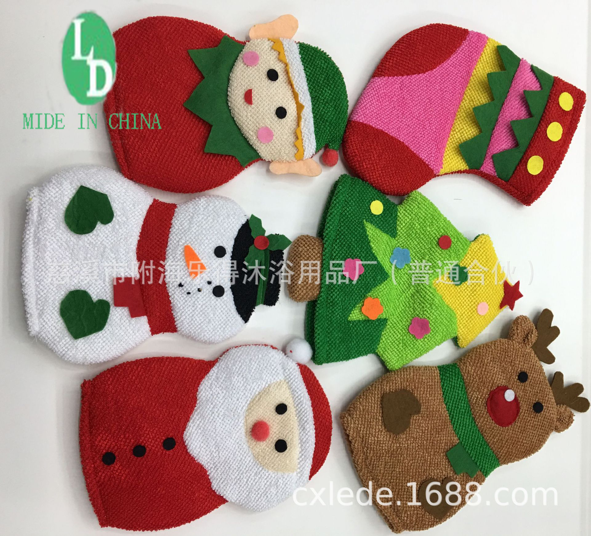 （厂家直销）圣诞卡通手套