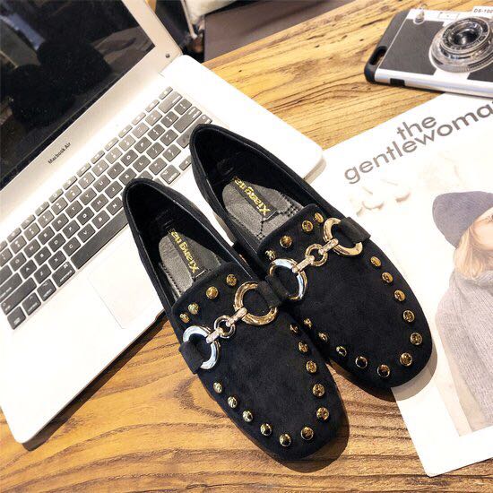 新款豆豆鞋女鞋单鞋产品图