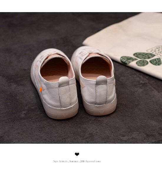 软橡胶底小白鞋新款细节图