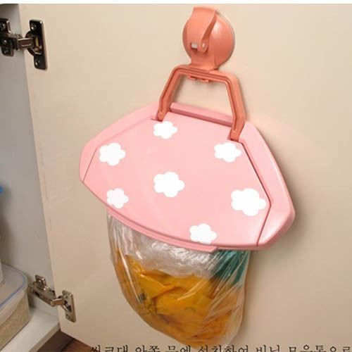 供应批发韩版厨房吸盘垃圾桶