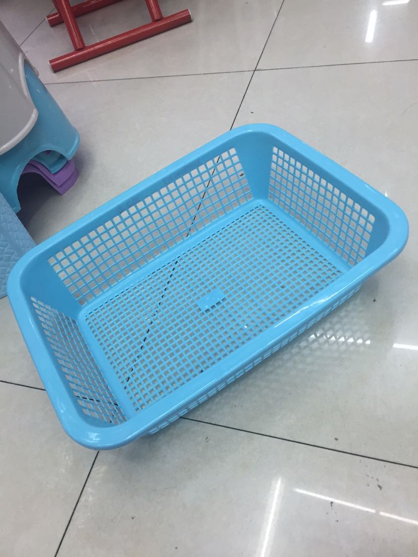 Laundry basket snack basket rectangular basket for the basket plastic basket