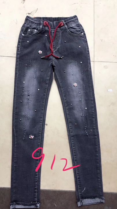 The 2018 high-elasticity bestseller, the slim nine-inch jeans Specification image
