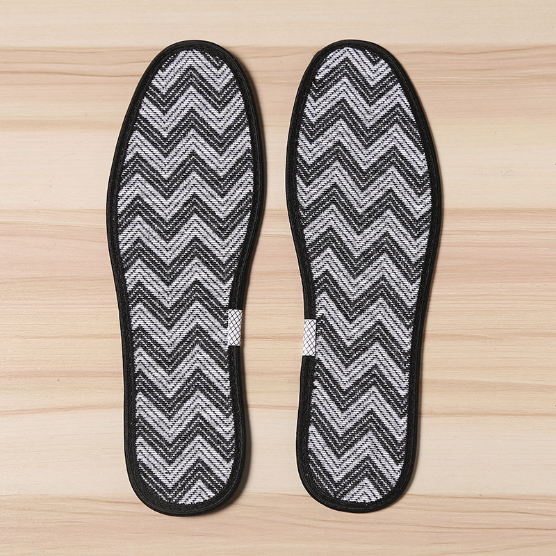 Factory direct sales of new sweat-absorbing and breathable sports insoles for men and women, and wholesale of scented and deodorizing shoe insoles details Picture