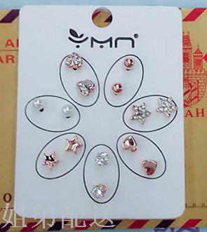 七对时尚韩版耳环产品图