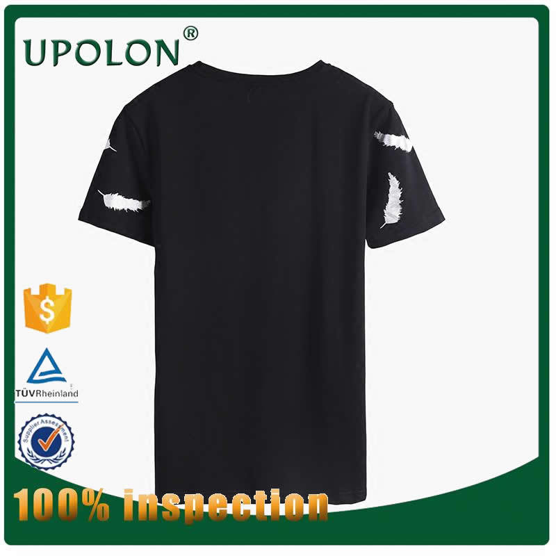 现货供应无领休闲短袖快速定制男式T恤文化衫广告衫产品图