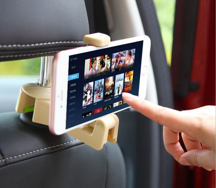 汽车隐藏式创意新款座椅背挂钩 车用多功能后排车载手机支架挂钩