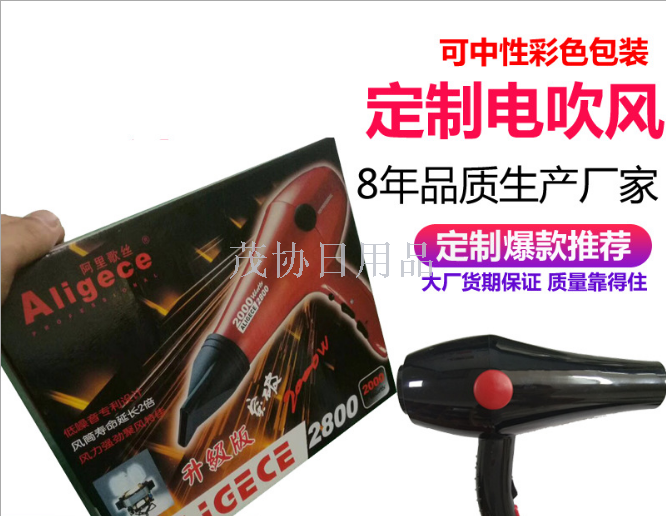 Hair dryer manufacturers gift hair dryer High-power hair salon hair dryer processing silent electric hair dryer