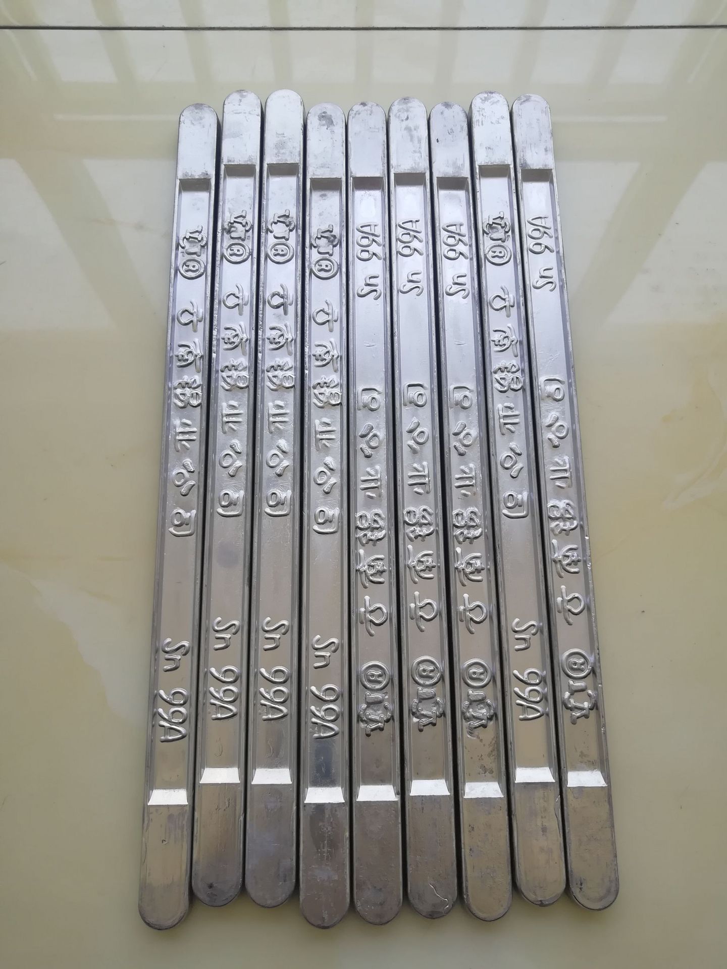 Solder bar Low temperature solder bar welding wire Specification drawing