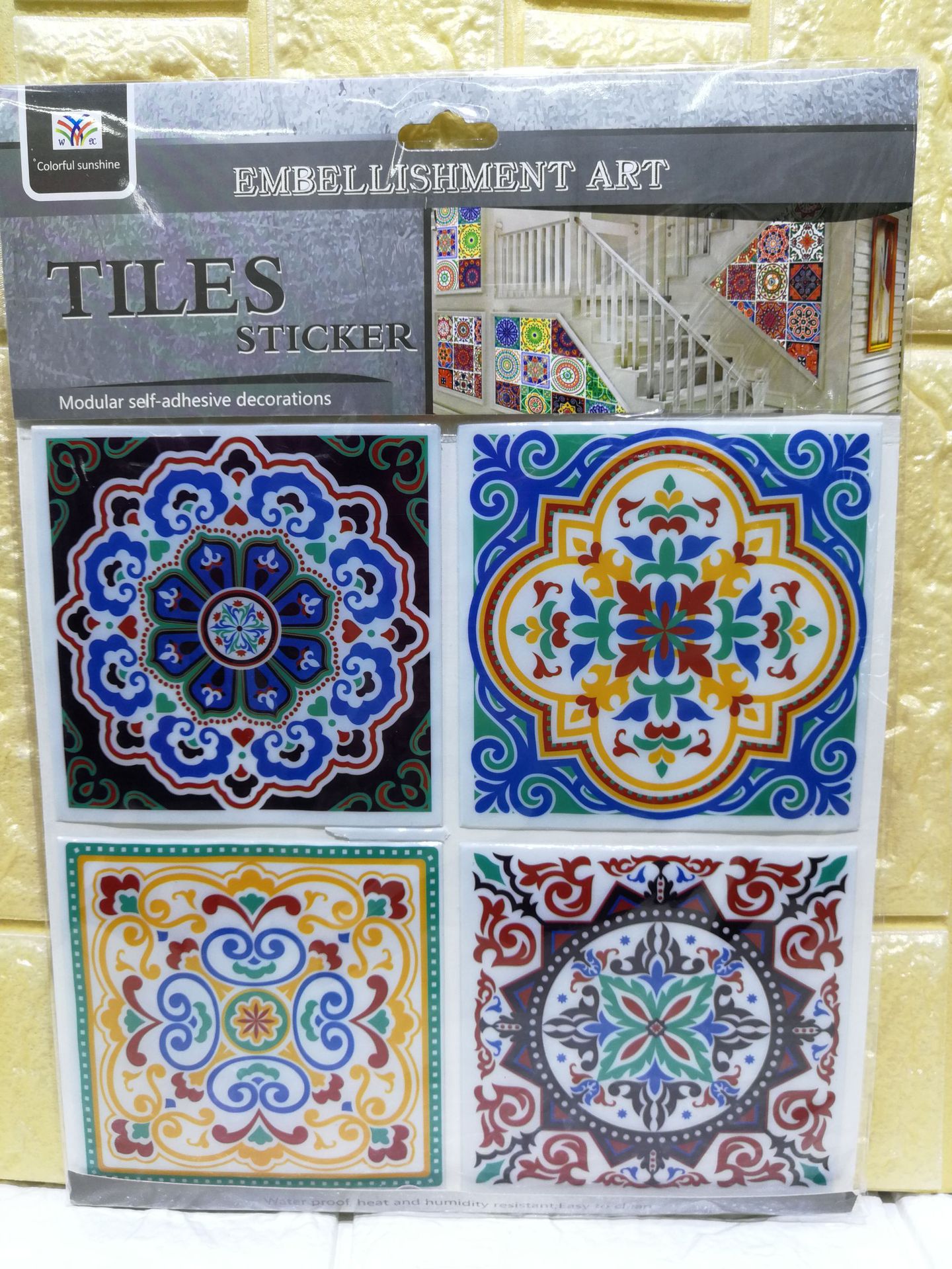Jiamei Paper Products Creative Craft Stickers 3D bubble wall stickers, ethnic style wall stickers, decorative wall stickers Application Scenario