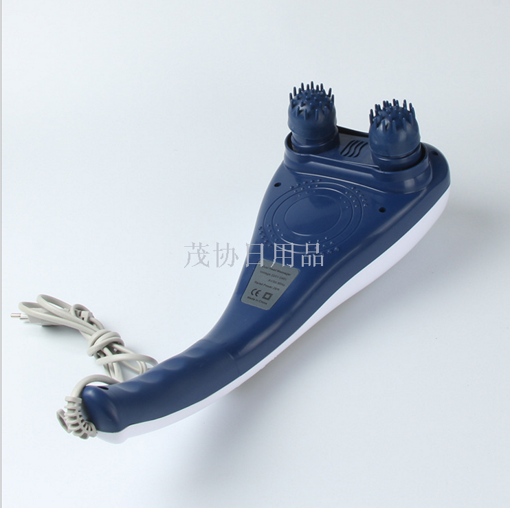 Double-head massage stick, electric cervical massager, neck and shoulder massage hammer, multi-functional household Specification image
