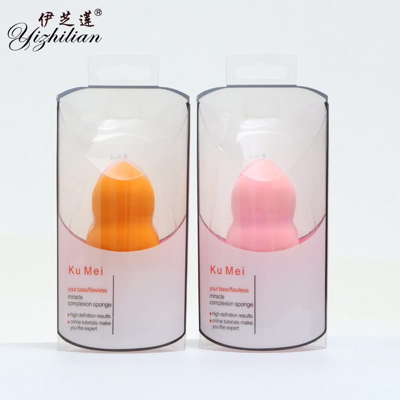 亲水性非乳胶葫芦粉扑水滴粉干湿两用扑化妆海绵蛋F193