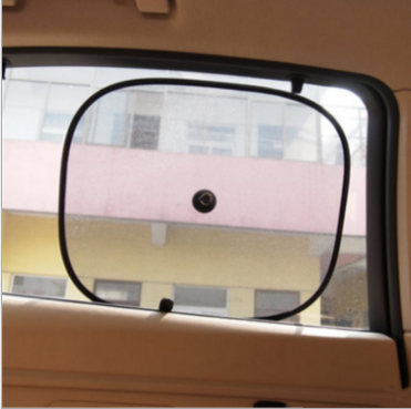 汽车用品汽车太阳挡侧挡车用玻璃遮阳挡 纯黑色 2个装细节图