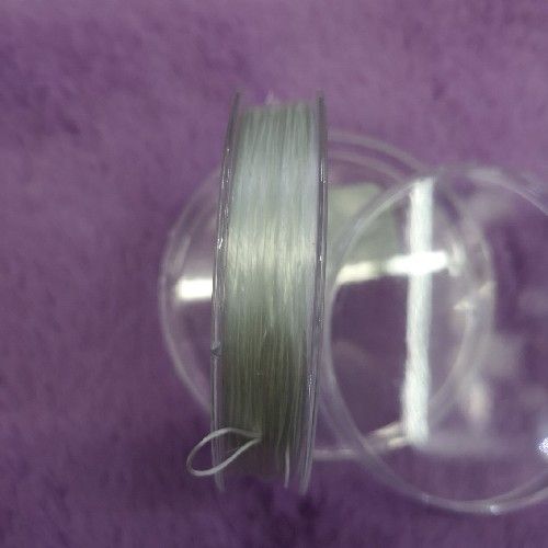 日本莱卡进口扁弹力线100米DIY穿珠线透明盒装弹力线细节图