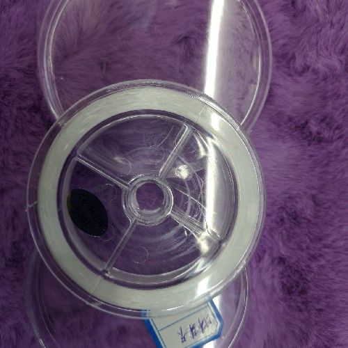 日本莱卡进口扁弹力线100米DIY穿珠线透明盒装弹力线