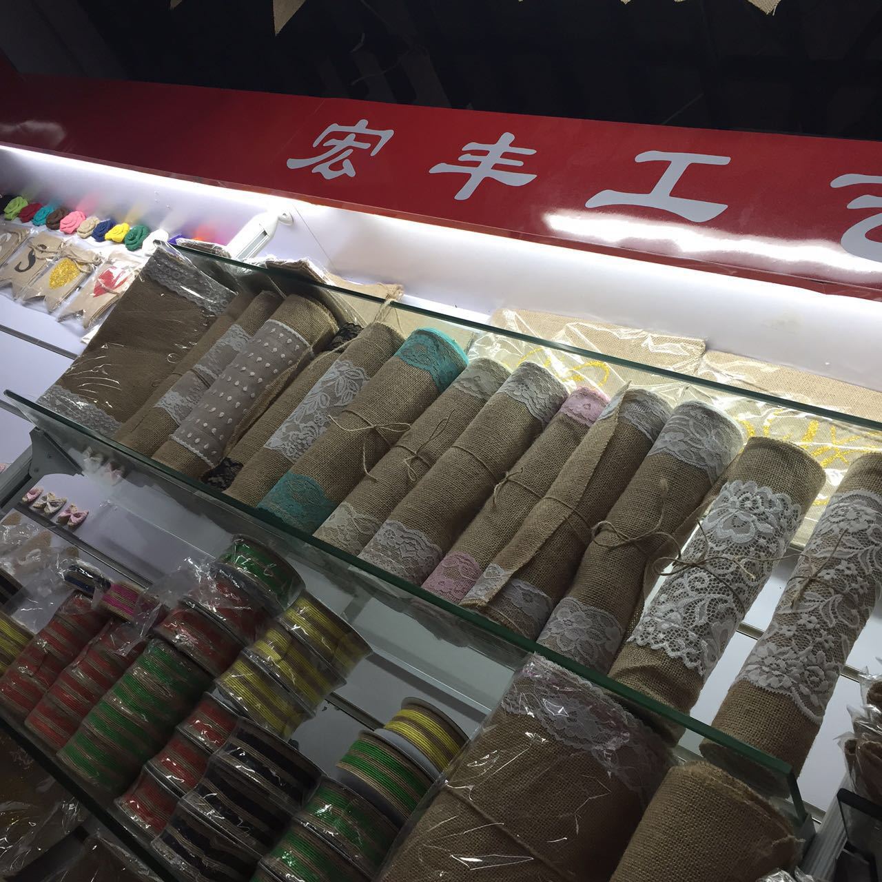 厂家直销 黄麻布桌旗 复古麻布桌旗 茶艺台布 茶几布 桌布 麻布细节图