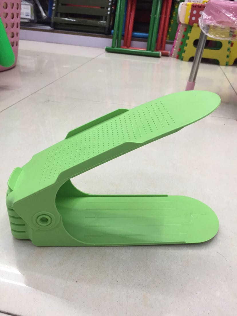 Adjustable shoe rack plastic shoe rack one-piece shoe rack