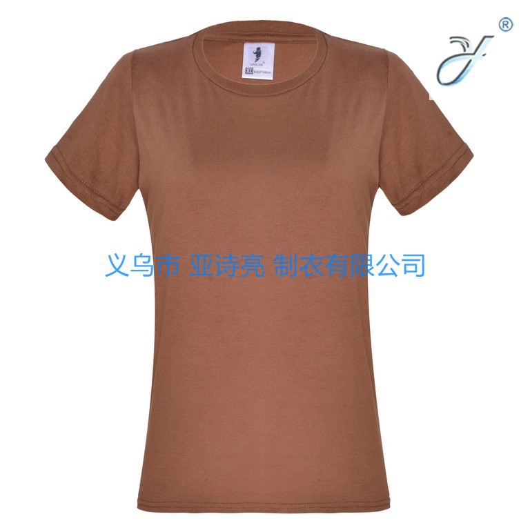 Manufacturers supply leisure cotton multi-color blank T-shirt environmental advertising culture shirt slim-fit women's custom