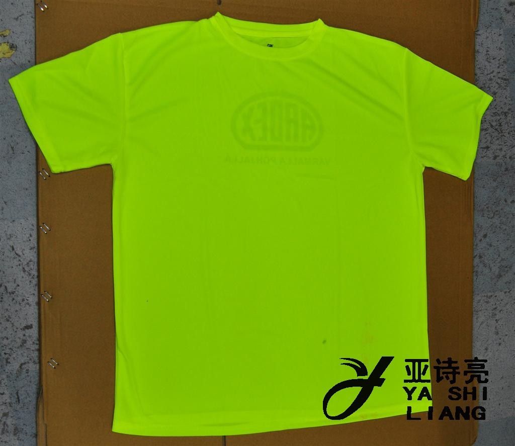 现货印刷纯色男式T恤印花空白圆领文化衫广告衫班服活动服装产品图