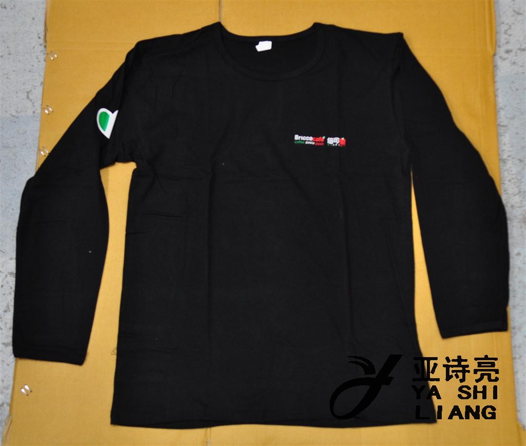 订做纯白色圆领T恤印花空白圆领文化衫广告衫班服外贸形象T恤